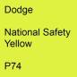 Preview: Dodge, National Safety Yellow, P74.